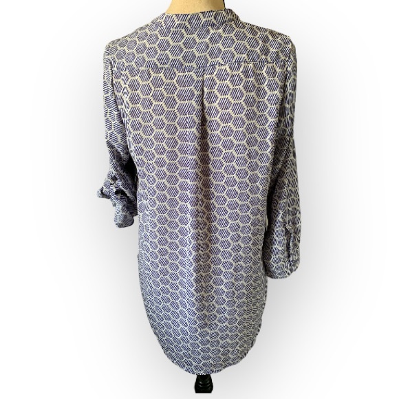 HALOGEN GEO PATTERN TUNIC SIZE X SNALL - Picture 3 of 12